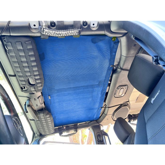 Rear Sun Shade for Jeep Wrangler JLU Top 2018-25 | Bartact - BLUE