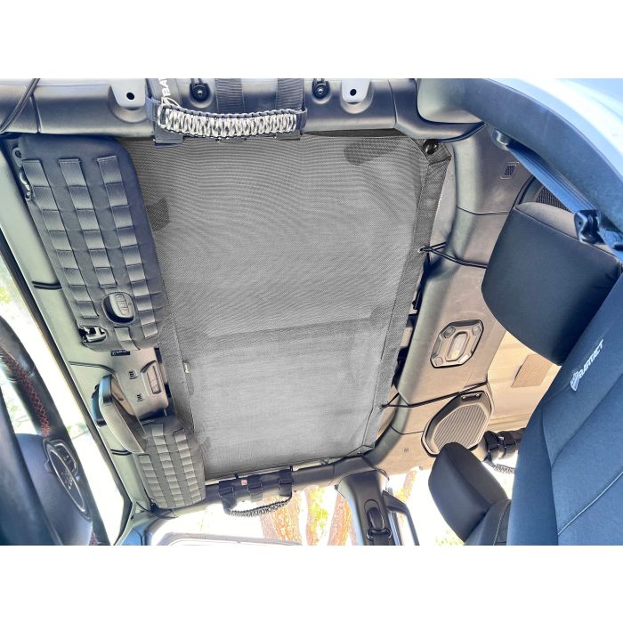 2 PIECE SET Sun Shade for Jeep Wrangler JLU Top 2018-25 | Bartact - GREY