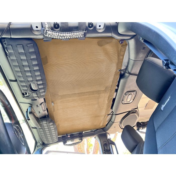 2 PIECE SET Shade for Jeep Wrangler JL Top 2018-25 | Bartact - TAN