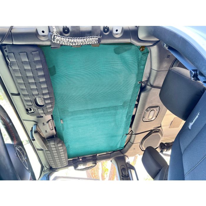 2 PIECE SET Sun Shade for Jeep Wrangler JL Top 2018-25 | Bartact - TEAL