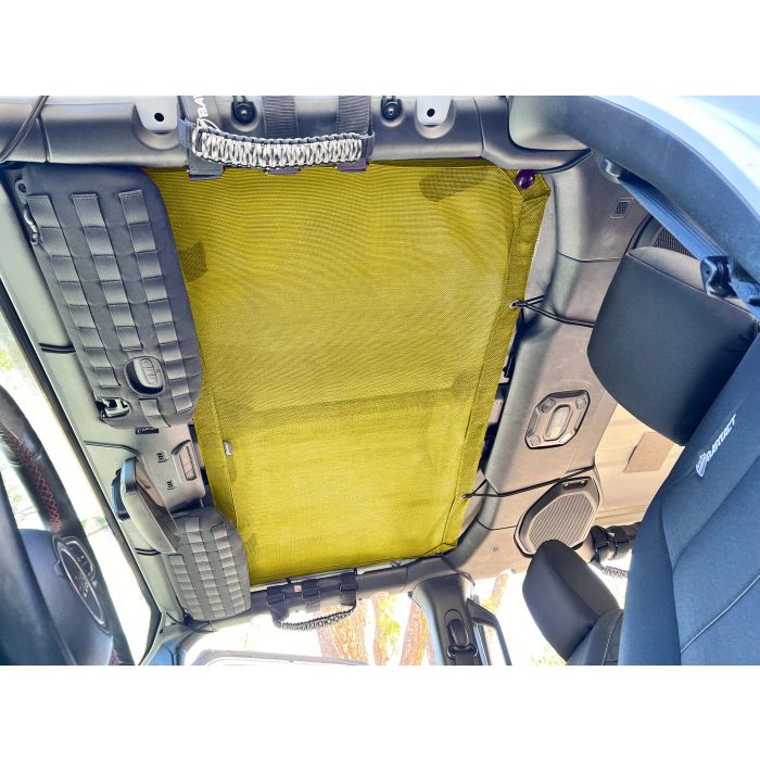 Rear Sun Shade for Jeep Wrangler JL Top 2018-25 | Bartact - YELLOW