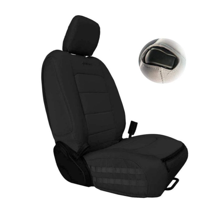 Bartact  Mil-Spec Super Front Seat Covers for 18-22 Jeep Wrangler JL 2-Door