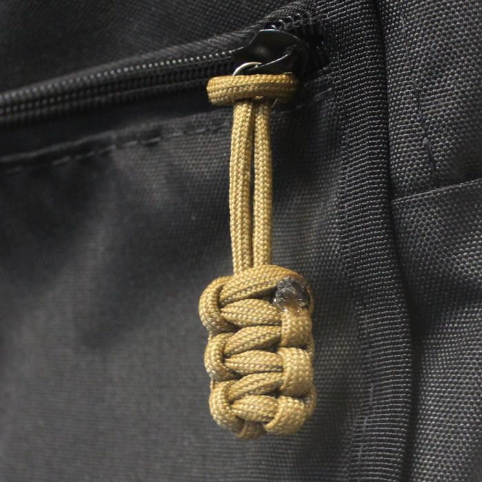 Paracord Zipper Pull Coyote Set Of 5 Bartact