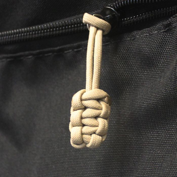 Paracord Zipper Pull Khaki Set Of 5 Bartact