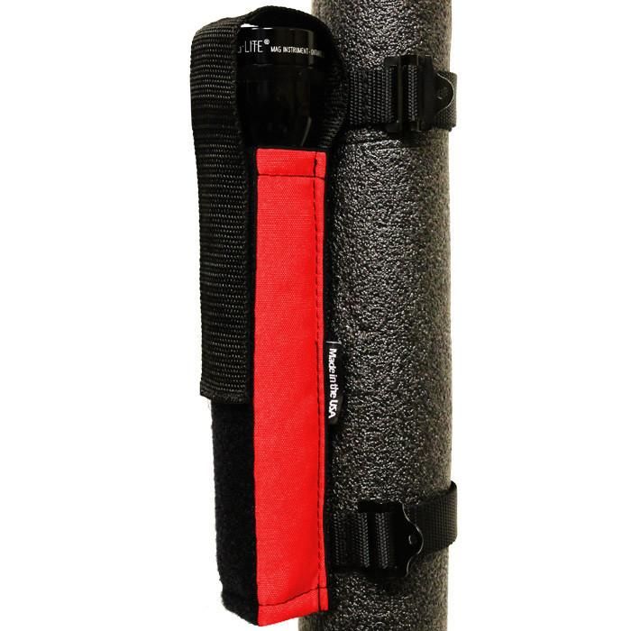 Roll Bar Multi D Cell Flashlight Holder Black Bartact / RED