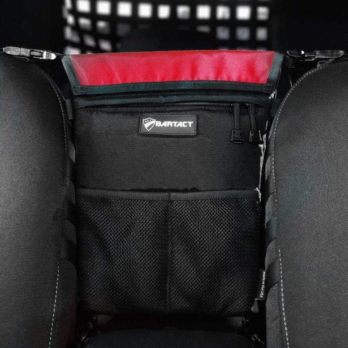 Bartact  Universal Fabric between the seat bag and pet divider ( RED )