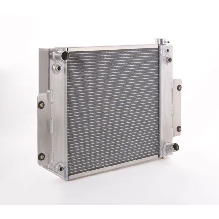Be Cool 60005 Direct Fit Aluminum Radiator in Natural Finish for 72-86 Jeep CJ-5, CJ-6, CJ-7 & CJ-8 with LT1 Engine & Manual Trans.