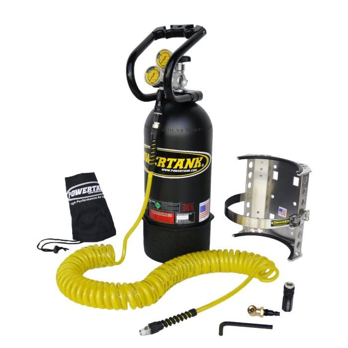 10LB CO2 TANK PAKAGE A 250PSI MATTE BLK