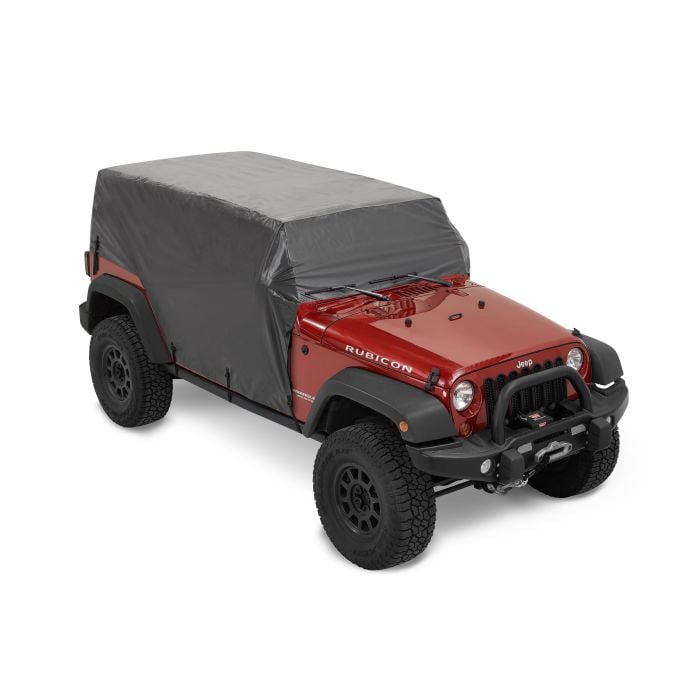 Bestop 81045-01 All Weather Trail Cover in Black for 07-21 Jeep Wrangler JK & JL Unlimited 