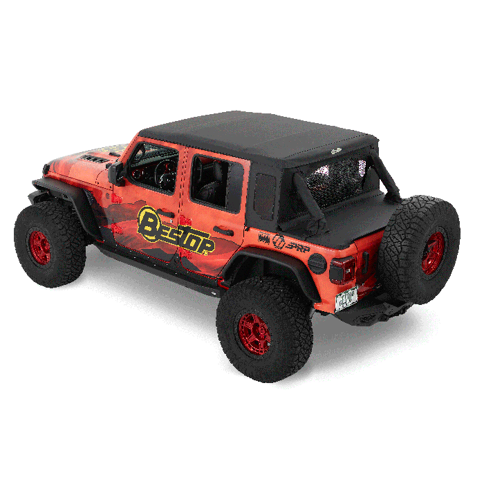 BESTOP TREKTOP HALFTOP JLU BLK DIAMOND
