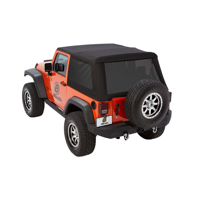 Bestop  Trektop NX Glide Twill Soft Top  for 07-18 Jeep Wrangler JK 2 Door
