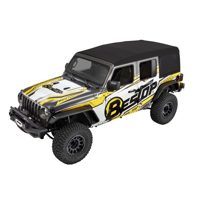 Bestop  Supertop Ultra Squareback Soft Top for 18-26 Jeep Wrangler JL Unlimited 4-Door