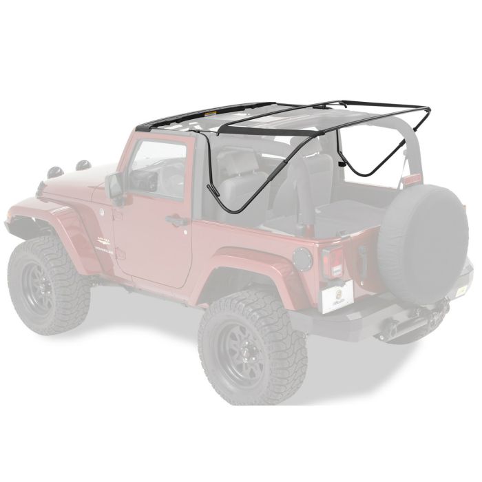 Bestop 55000-01 Factory Style Bow Kit for 10-18 Jeep Wrangler JK with Factory Soft Top & 07-18 Wrangler with Supertop NX