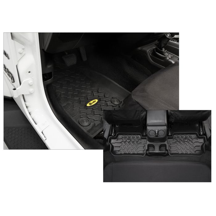 Bestop  All Weather Floor Liners for 18-25 Jeep Wrangler JL 2-Door