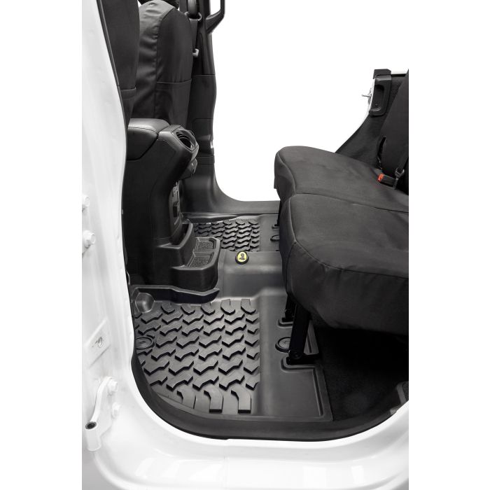 BES REAR FLOOR LINERS 18-24 JLU BLACK