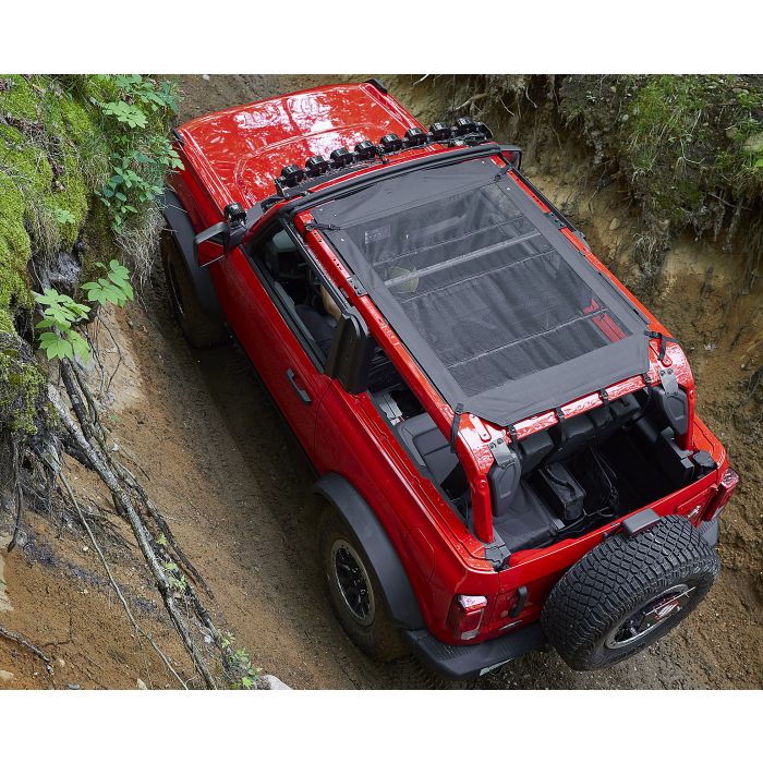 Bestop 5242011 Safari Sun Bikini Top in Mesh for 21-23 Ford Bronco 2-Door