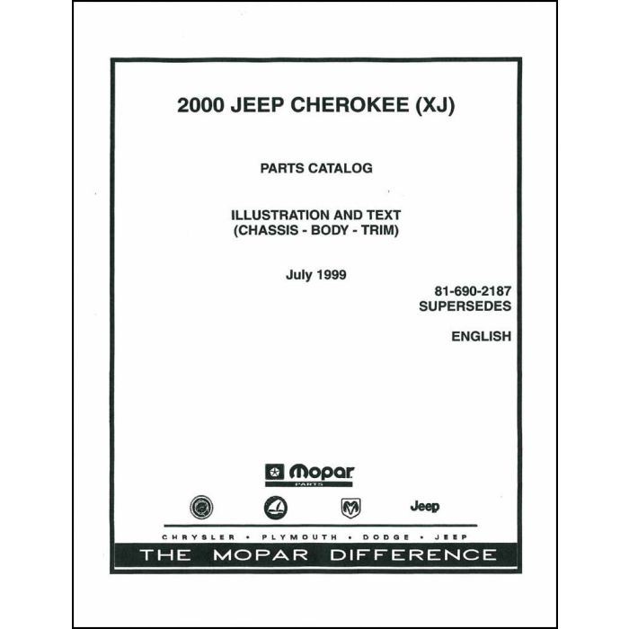 PARTS CATALOG 00- CHEROKEE