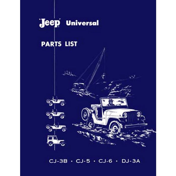 PARTS CATALOG 53-64 CJ & UNIVERSAL