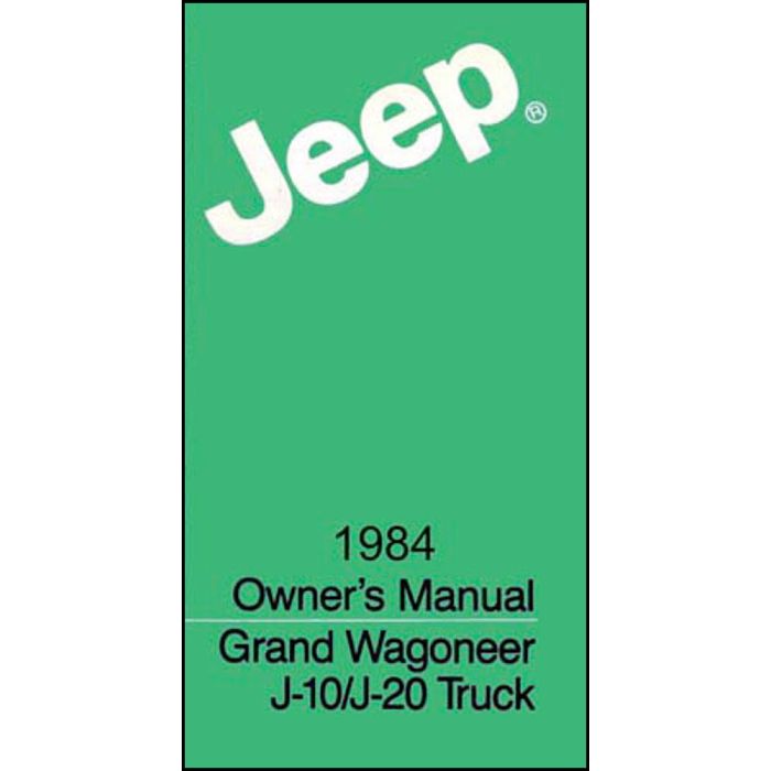 OWNERS MANUAL 1984 GRAND WAGONEER