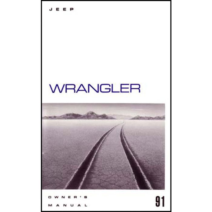 Bishko Automotive Literature  Factory Authorized Owners Manuals for 87-95 Jeep Wrangler YJ 