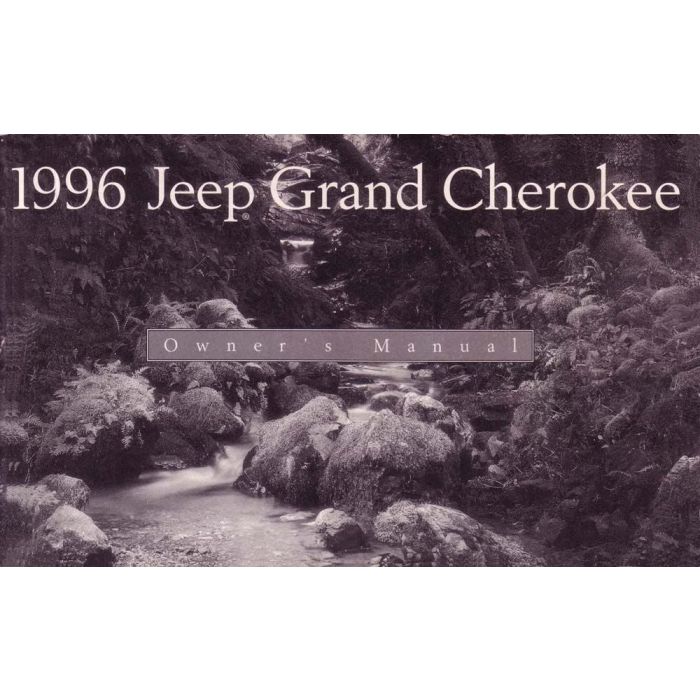 OWNERS MANUAL 1996 GRAND CHEROKEE