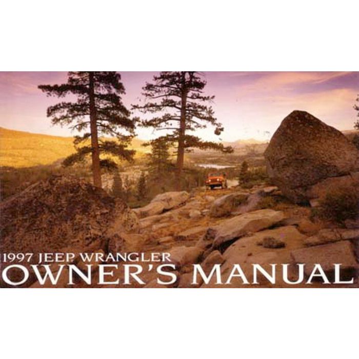 Bishko Automotive Literature  Factory Authorized Owners Manuals  for 97-04 Jeep Wrangler TJ