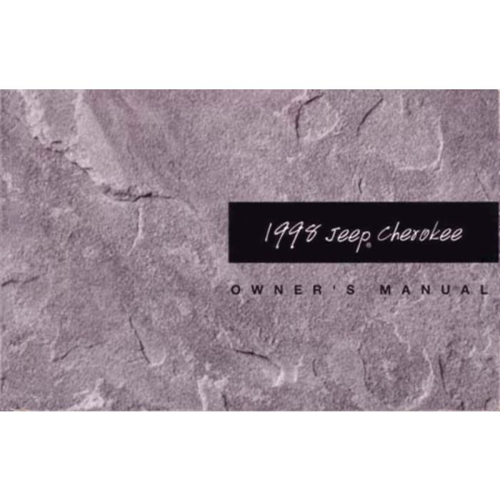 OWNERS MANUAL 1998 CHEROKEE