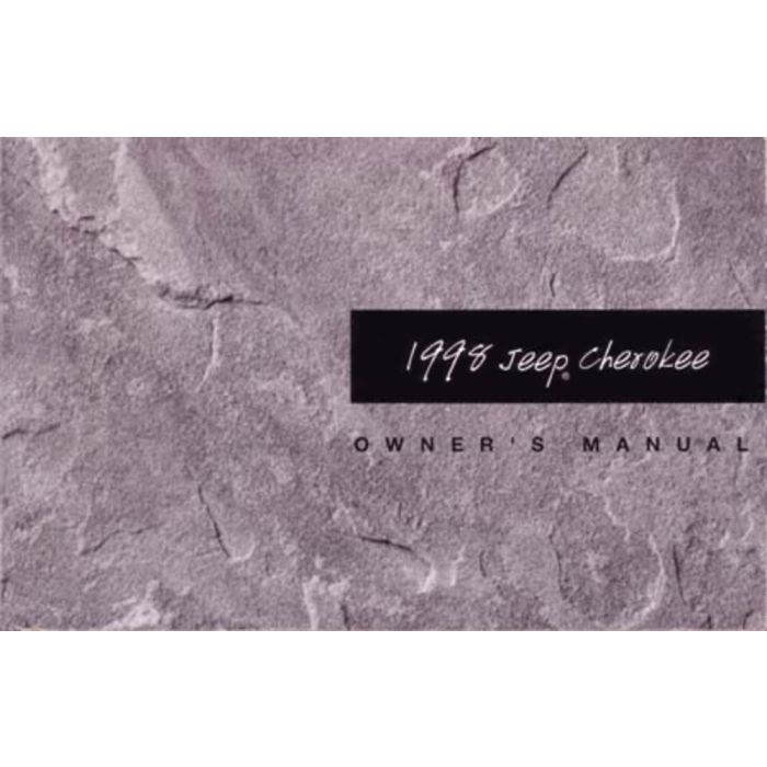 OWNERS MANUAL 1998 CHEROKEE