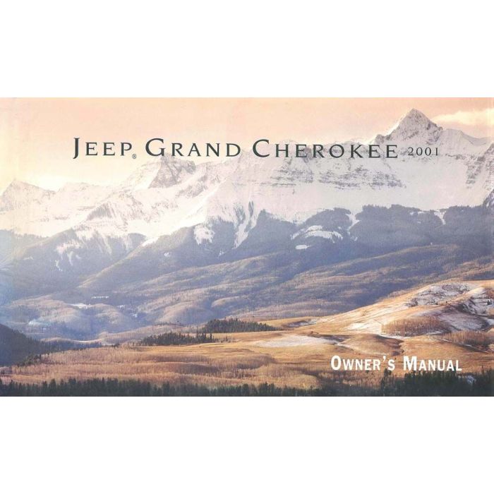 OWNERS MANUAL 2001 GRAND CHEROKEE