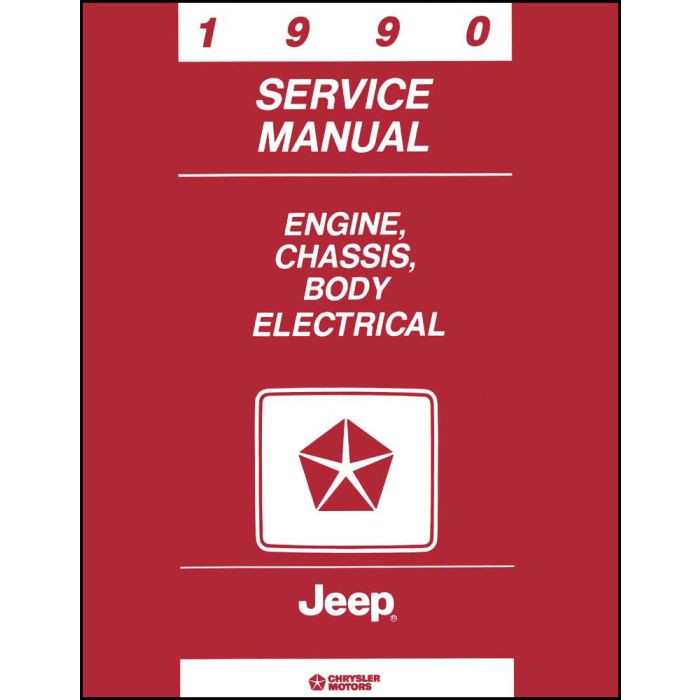 1990 TECH SERVICE MANUAL ALL JEEPS