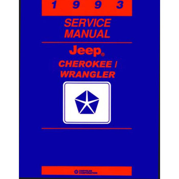 1993 TECH SERVICE MANUAL YJ & XJ