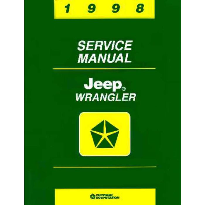 1998 TECH SERVICE MANUAL WRANGLER TJ