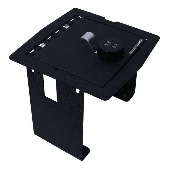 Black Horse Off Road ASJW01 Security Console Insert for 18-23 Jeep Wrangler JL & Gladiator JT
