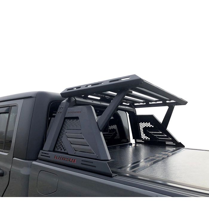 Black Horse Armour II Roll Bar W/Basket Black 20-23 JT