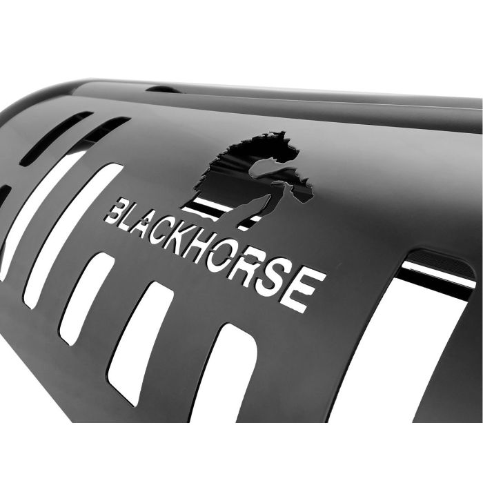 Black Horse Offroad  3" Beacon Bull Bar with Light Bar for 18-23 Jeep Wrangler JL and Gladiator JT