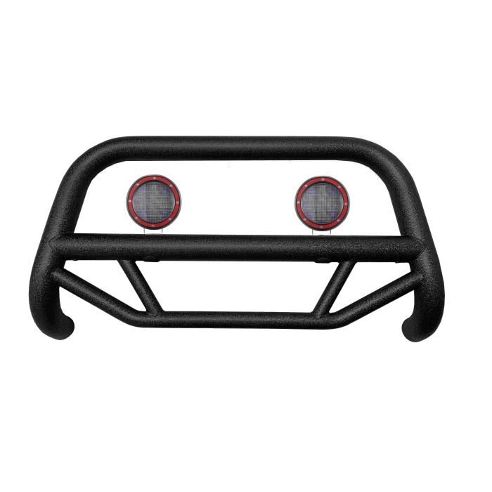 BLACK HORSE MAX T BULLBAR W/LEDS RED JK