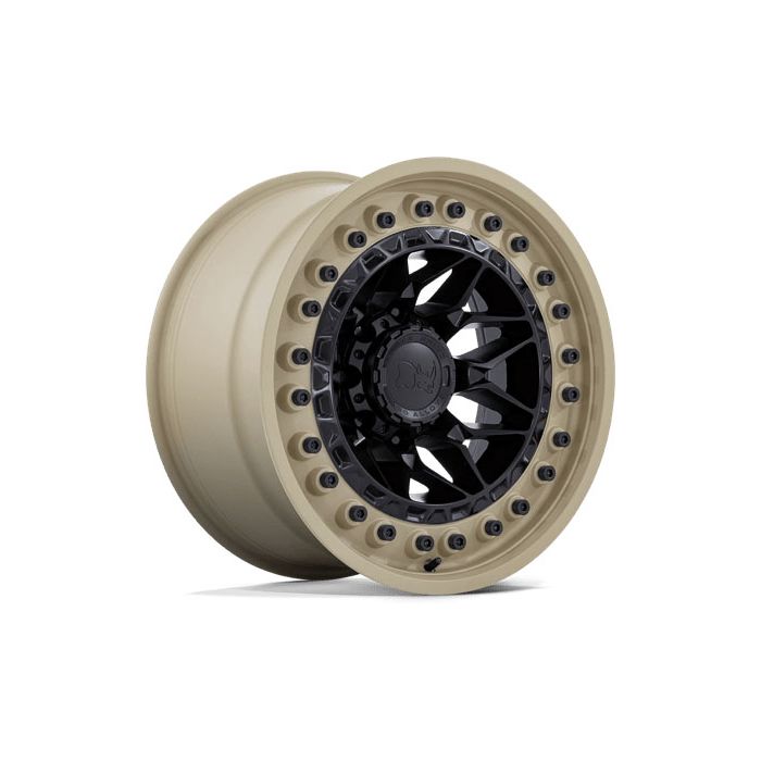 Black Rhino ALPHA 17X9 0 6X5.5 MATTE BLACK WITH SAND LIP
