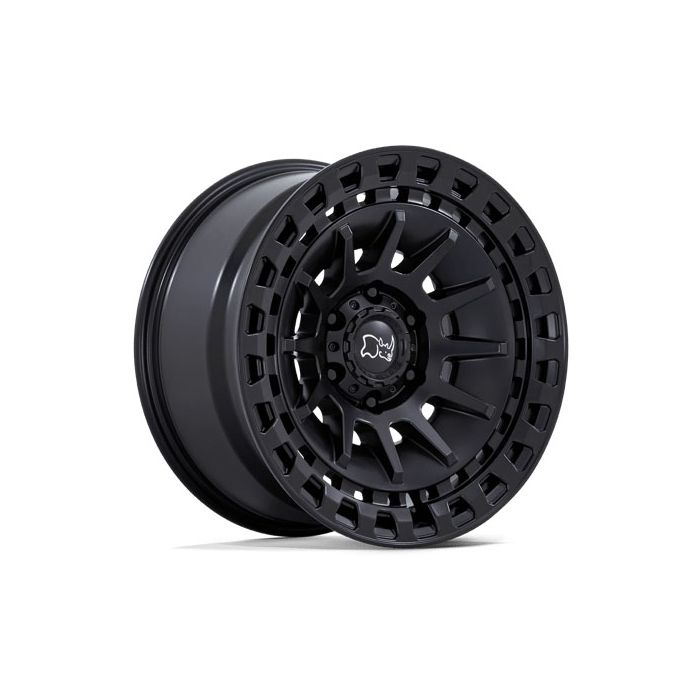 Black Rhino BARRAGE 17X8.5 -10 6X5.5 MATTE BLACK