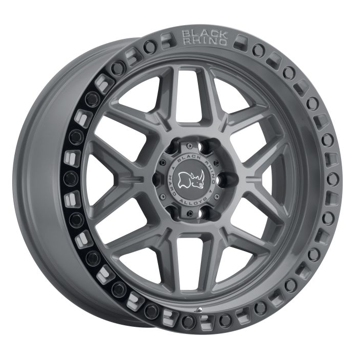 BLK RHNO KELSO GRY/BLK 20X9 5X5 5BS