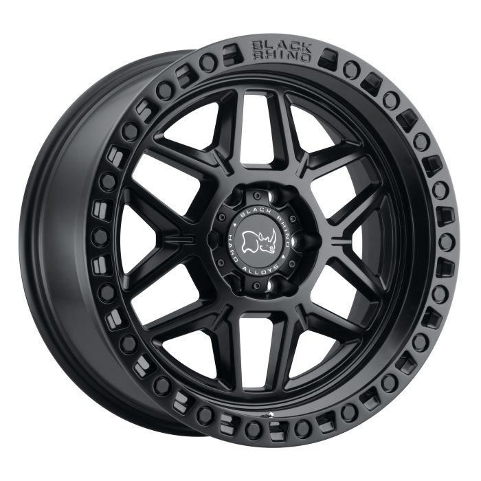 BLK RHNO KELSO BLK/BLK 17X9 5X5 4.3BS
