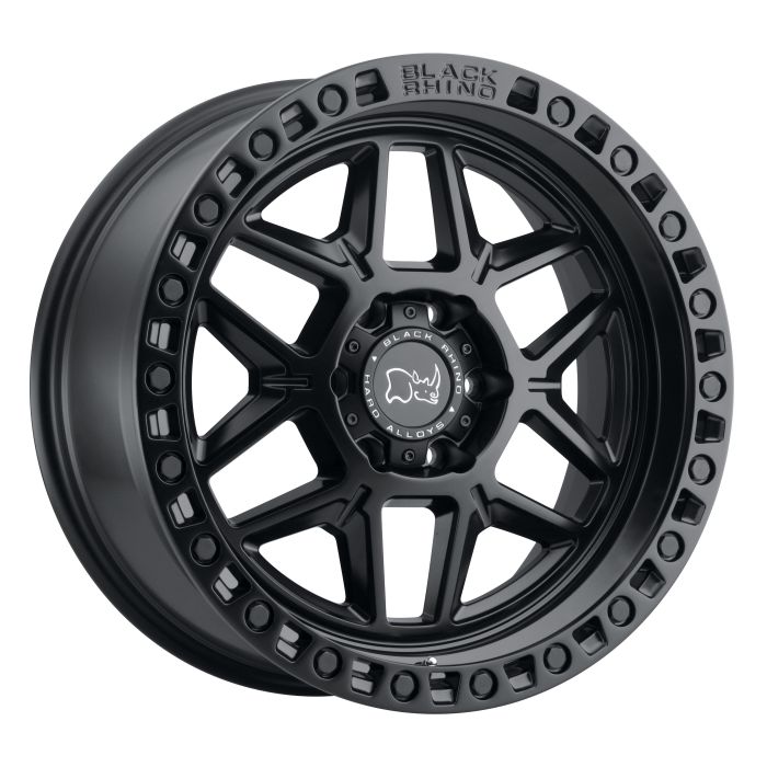 BLK RHNO KELSO BLK/BLK 18X9 5X5 4.3BS