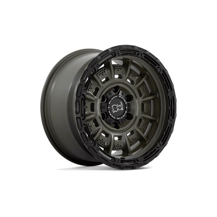 Black Rhino LEGION 17X9 0 6X5.5 OLIVE DRAB GREEN WITH BLACK LIP