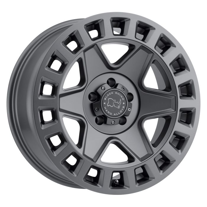 BLK RHNO YORK GUN 17X8 5X4.5 5.8BS