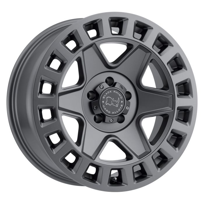 BLK RHNO YORK GUN 17X8 5X4.5 5.8BS