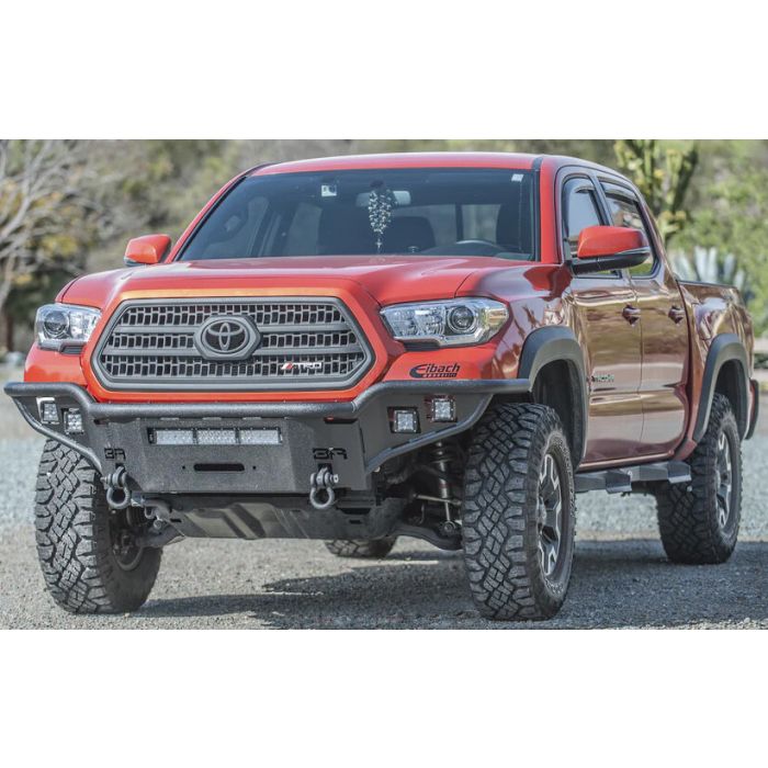 Body Armor TC-19337 Desert Series Front Winch Bumper 16-23 Toyota Tacoma