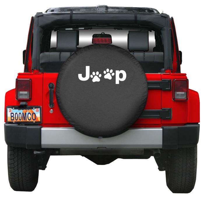 BOO SOFT TIRE COVER PAW PRINTS 33