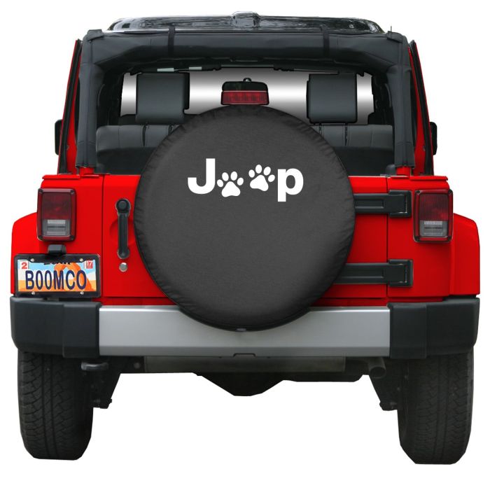 BOO SOFT TIRE COVER PAW PRINTS 32