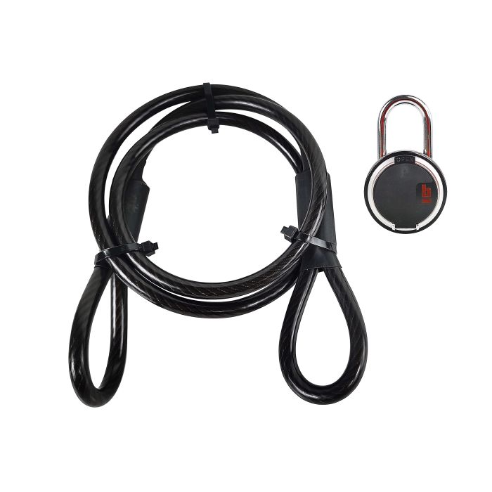 Brok 57642 PRINTLOCK Smart Padlock & Cable 