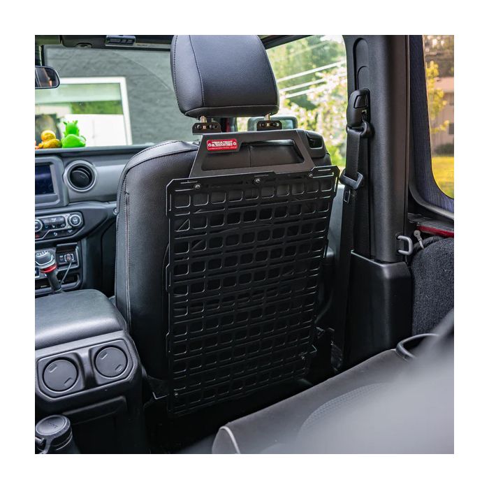 BuiltRight 104131 Seat Back Tech Plate MOLLE Panel Kit for 18-25 Jeep Wrangler JL & Gladiator JT