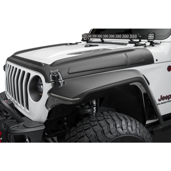 Bushwacker 14131 Trail Armor Hood Armor for 18-22 Jeep Wrangler JL and Gladiator JT